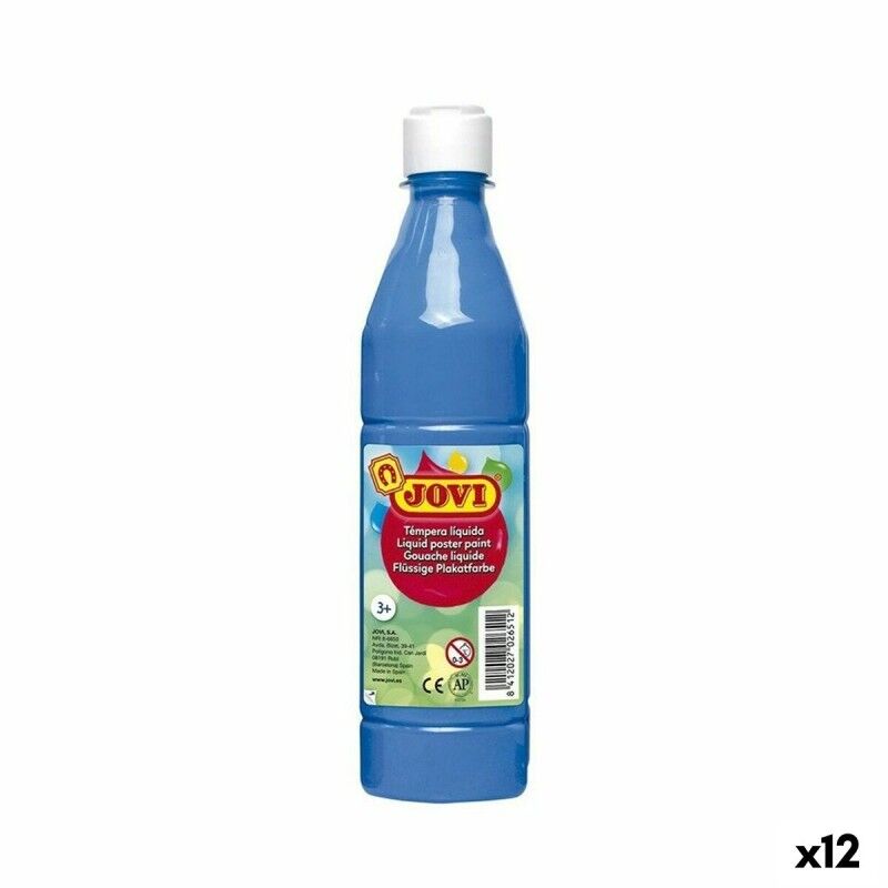 Jovi|Têmpera Jovi Ciano 500 ml (12 Unidades) Jovi|Têmpera Jovi Ciano 500 ml (12 Unidades)