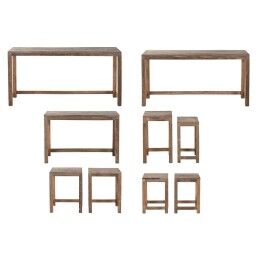 Home ESPRIT|Conjunto de mesas Home ESPRIT 160 x 40 x 82 cm