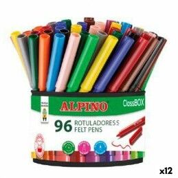 Pentel|Marcadores de giz líquido Pentel Maxiflo MWL-5S Azul (12 Peças)