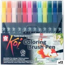 Uni-Ball|Rotulador permanente Uni-Ball Paint PX-21L Verde 12 Peças