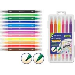 Bismark|Conjunto de Canetas de Feltro Bismark LETTERING Multicolor 12 Peças (12 Unidades)