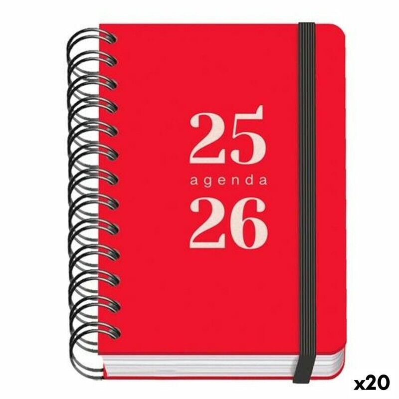 DOHE|Agenda DOHE GRAMMAR Vermelho A6 120 x 170 mm 2025-2026 (20 Unidades) DOHE|Agenda DOHE GRAMMAR Vermelho A6 120 x 170 mm 2025-2026 (20 Unidades)
