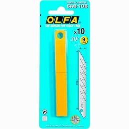 Olfa|Lâmina de Corte Olfa 9 mm 10 Peças 6 Unidades