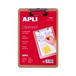 Apli|Pasta com clip Apli A5 Madeira (24 Unidades)