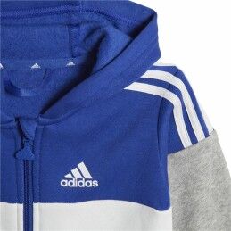 Adidas|Conjunto de Desporto para Bebé Adidas I 3Stripes Tib Fleece Ts Infantil Azul