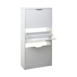5five Simply Smart|Sapateira 5five Simply Smart Branco Madeira 115 x 60 x 24 cm