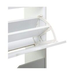 5five Simply Smart|Sapateira 5five Simply Smart Branco Madeira 115 x 60 x 24 cm