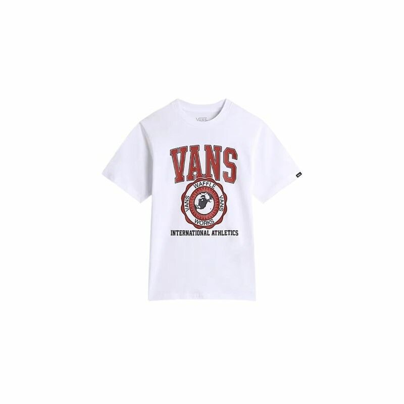 Vans|Camisola de Manga Curta Infantil Vans Inter Branco Vans|Camisola de Manga Curta Infantil Vans Inter Branco