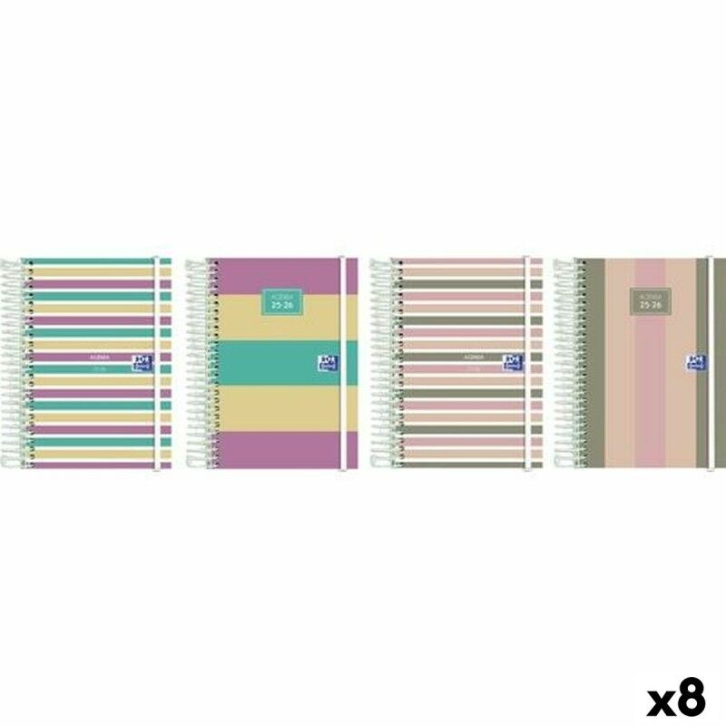 Oxford|Agenda Oxford COLOR BLOCK 1/8 12 x 18 cm 2025-2026 (8 Unidades) Oxford|Agenda Oxford COLOR BLOCK 1/8 12 x 18 cm 2025-2026 (8 Unidades)