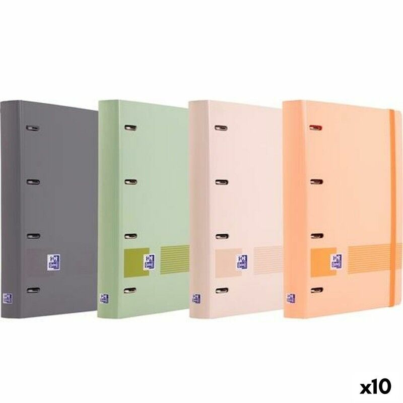 Oxford|Pasta com argolas Oxford EUROPEANBINDER BOREAL A4+ (10 Unidades)