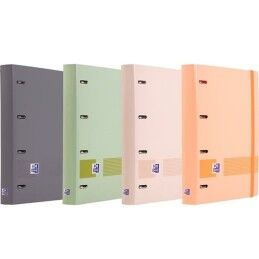 Oxford|Pasta com argolas Oxford EUROPEANBINDER BOREAL A4+ (10 Unidades)