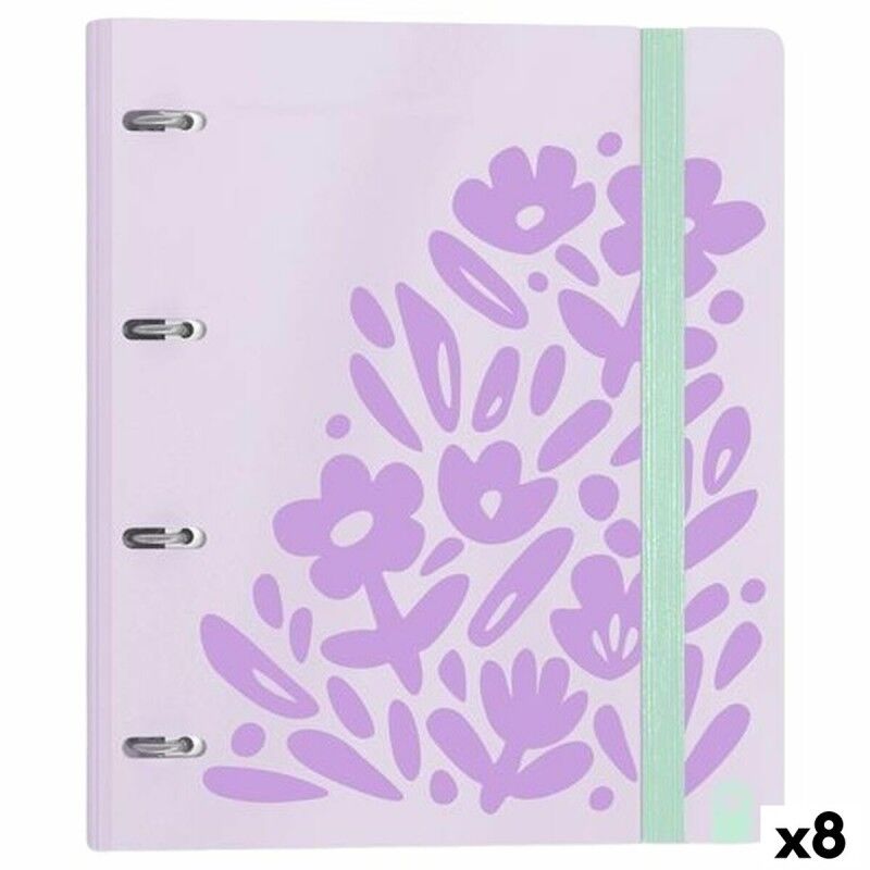 Carchivo|Pasta com argolas Carchivo CARPEBLOCK Malva A4 (8 Unidades) Carchivo|Pasta com argolas Carchivo CARPEBLOCK Malva A4 (8 Unidades)