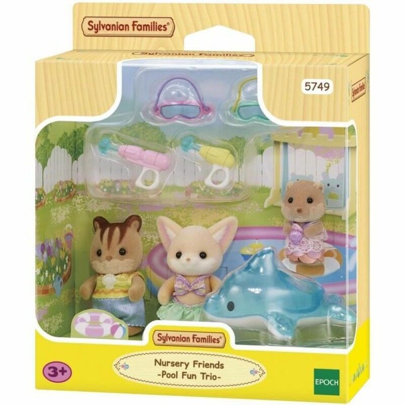 Sylvanian Families|Acessórios para Casa de Bonecas Sylvanian Families 5749 Nursery Friends Pool Fun trio