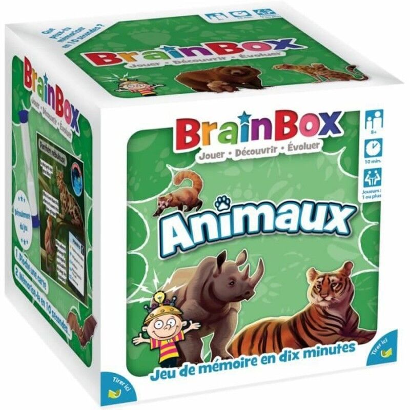 Asmodee|Jogo Educativo Asmodee BrainBox - Animales Asmodee|Jogo Educativo Asmodee BrainBox - Animales