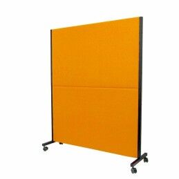 Piqueras y Crespo|Biombo Valdeganga Piqueras y Crespo B308RPF Laranja Com rodas