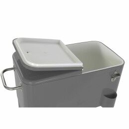 DKD Home Decor|Geladeira DKD Home Decor Com rodas Cinzento Cinzento escuro Aço Polipropileno 56 L 74 x 43 x 80 cm (74 x 43 x 80 cm)