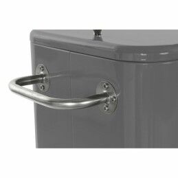DKD Home Decor|Geladeira DKD Home Decor Com rodas Cinzento Cinzento escuro Aço Polipropileno 56 L 74 x 43 x 80 cm (74 x 43 x 80 cm)