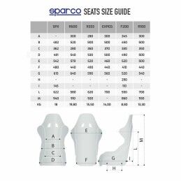 Sparco|Assento de Corrida Sparco R100 Carro Preto/Cinzento