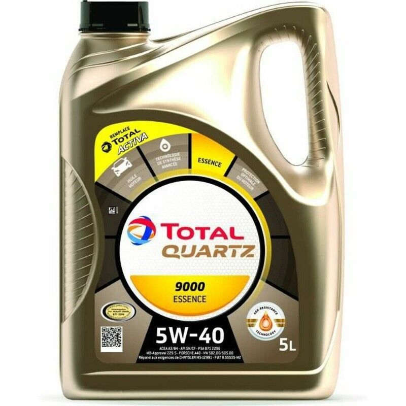 Total|Óleo de Motor para Automóveis Total QUARTZ 9000 5 L 5W40