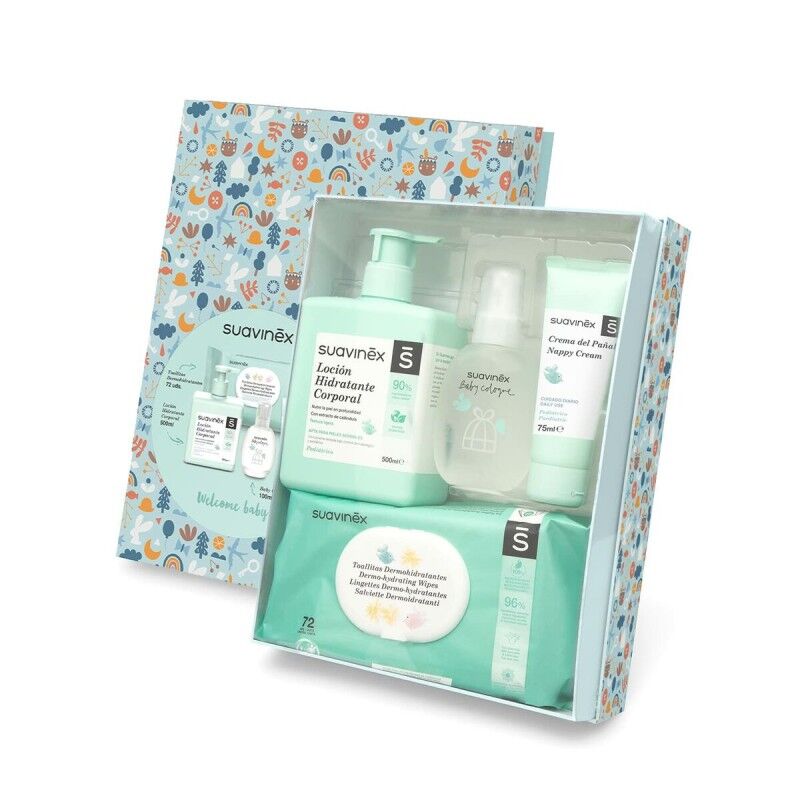 Suavinex|Conjunto de Presente para Bebé Suavinex Azul (4 Peças) Suavinex|Conjunto de Presente para Bebé Suavinex Azul (4 Peças)
