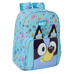 BlackFit8|Mochila Escolar com Rodas 905 BlackFit8 M313G Turquesa (32 x 42 x 15 cm)