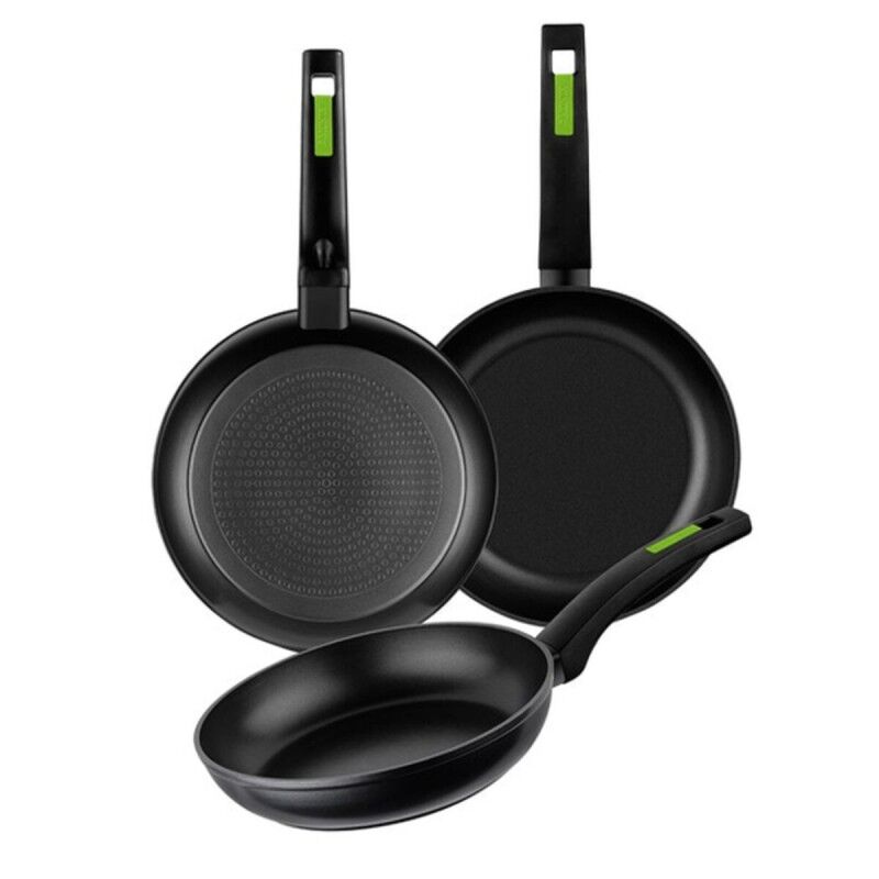 Monix|Conjunto de Frigideiras Monix TP-8435092423253_240019_Vendor 18/22/26 CM Verde Alumínio Baquelite 26 cm (3 pcs) Monix|Conjunto de Frigideiras Monix TP-8435092423253_240019_Vendor 18/22/26 CM Verde Alumínio Baquelite 26 cm (3 pcs)
