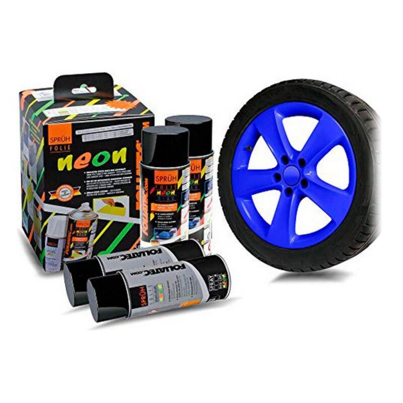 Foliatec|Borracha Líquida para Carros Foliatec Azul 400 ml (4 pcs) Foliatec|Borracha Líquida para Carros Foliatec Azul 400 ml (4 pcs)