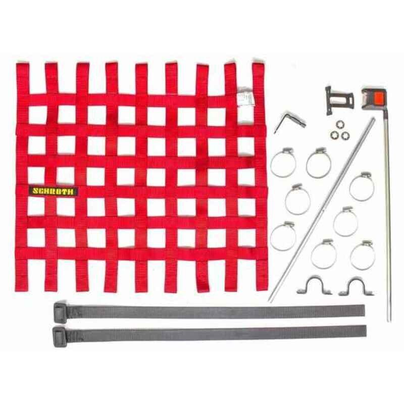SCHROTH RACING|Rede de janelas SCHROTH RACING Vermelho SCHROTH RACING|Rede de janelas SCHROTH RACING Vermelho