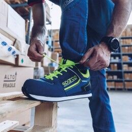 Sparco|Botas de Corrida Sparco GYMKHANA DANI Amarelo Azul Azul Marinho