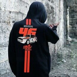 Radikal Revolution|Polar com Capuz Homem Radikal Revolution WINNERS NEVER QUIT Preto