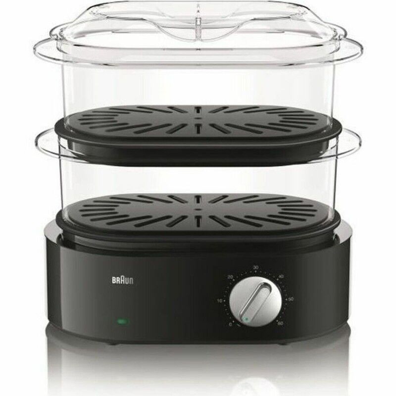 Braun|Vaporizador de ar quente para alimentos Braun FS 5100 Preto 850 W 850 W Braun|Vaporizador de ar quente para alimentos Braun FS 5100 Preto 850 W 850 W