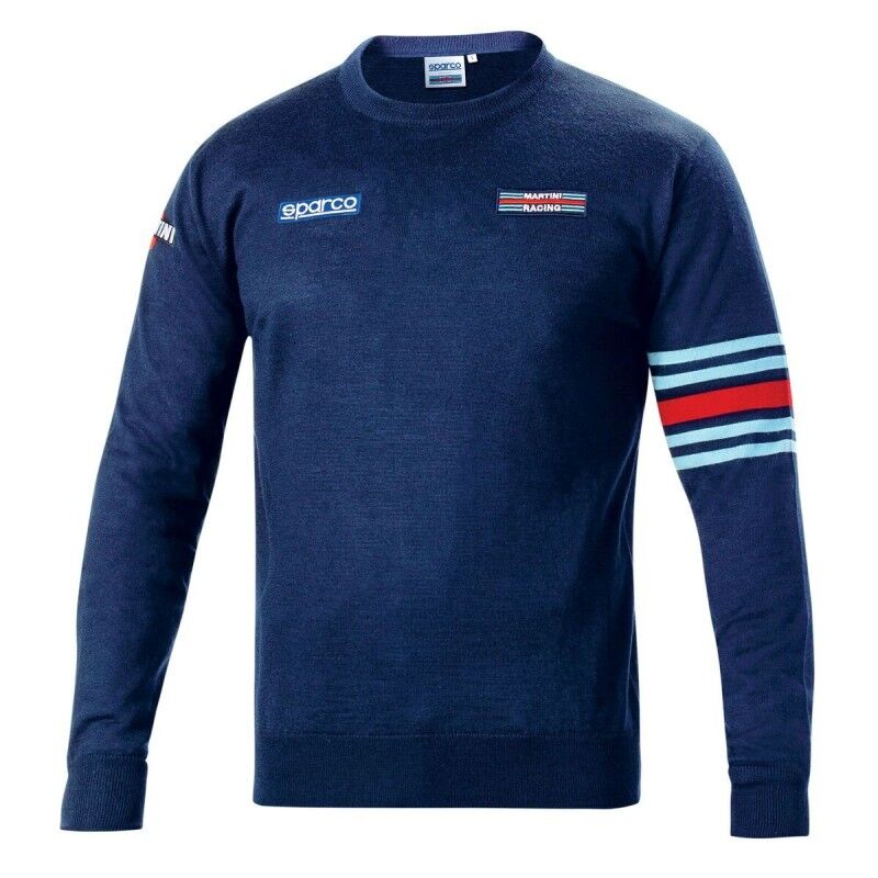Sparco|Polar sem Capuz Homem Sparco Martini Racing Azul escuro Sparco|Polar sem Capuz Homem Sparco Martini Racing Azul escuro