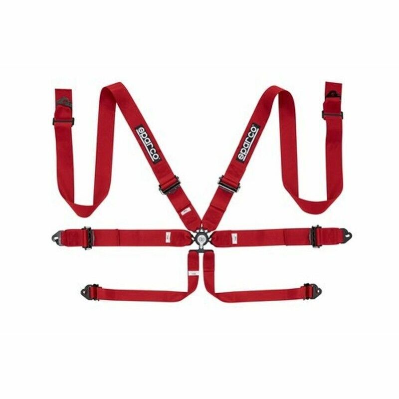 Sparco|Arnês com 6 pontos de fixação Sparco S04818RALRS Vermelho Sparco|Arnês com 6 pontos de fixação Sparco S04818RALRS Vermelho