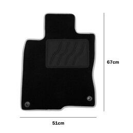OCC Motorsport|Conjunto de Tapetes de Carro OCC Motorsport OCCHN0010RD 5 Peças