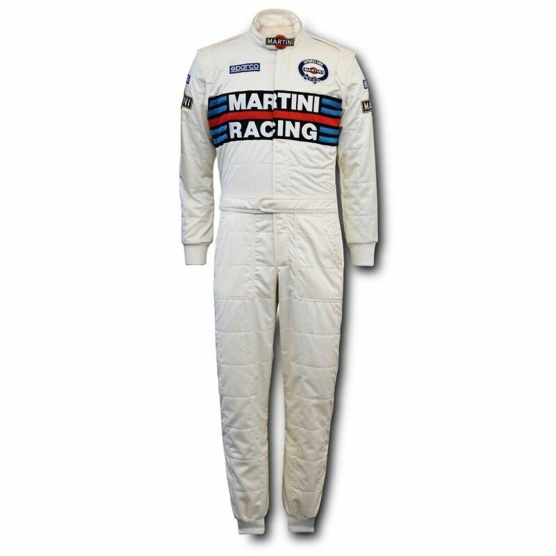 Sparco|Fato de Corrida Sparco COMPETITION Martini Racing Branco 66 Sparco|Fato de Corrida Sparco COMPETITION Martini Racing Branco 66