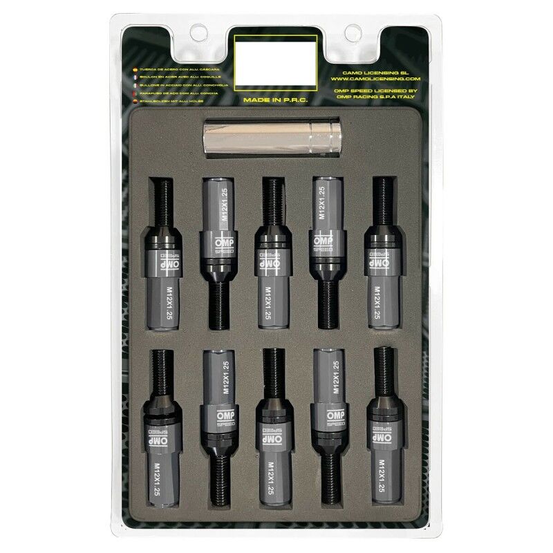 OMP|Kit de parafusos OMP OMPS09971202 28 mm Prata M12 x 1,25