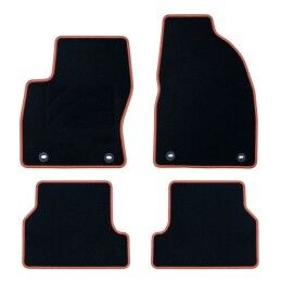 Hello Kitty|Conjunto de Tapetes de Carro Hello Kitty Preto Cor de Rosa (4 pcs)