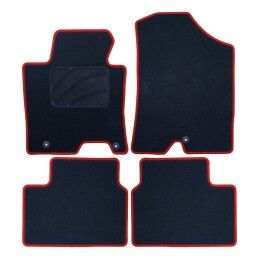MOMO|Conjunto de Capas para Assentos MOMO 21 Preto Preto/Vermelho Poliéster