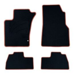 MOMO|Tapete para o Carro MOMO MOMLCM012BW Branco Preto Universal