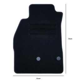OCC Motorsport|Conjunto de Tapetes de Carro OCC Motorsport OCCRT0036GD Cinzento 5 Peças