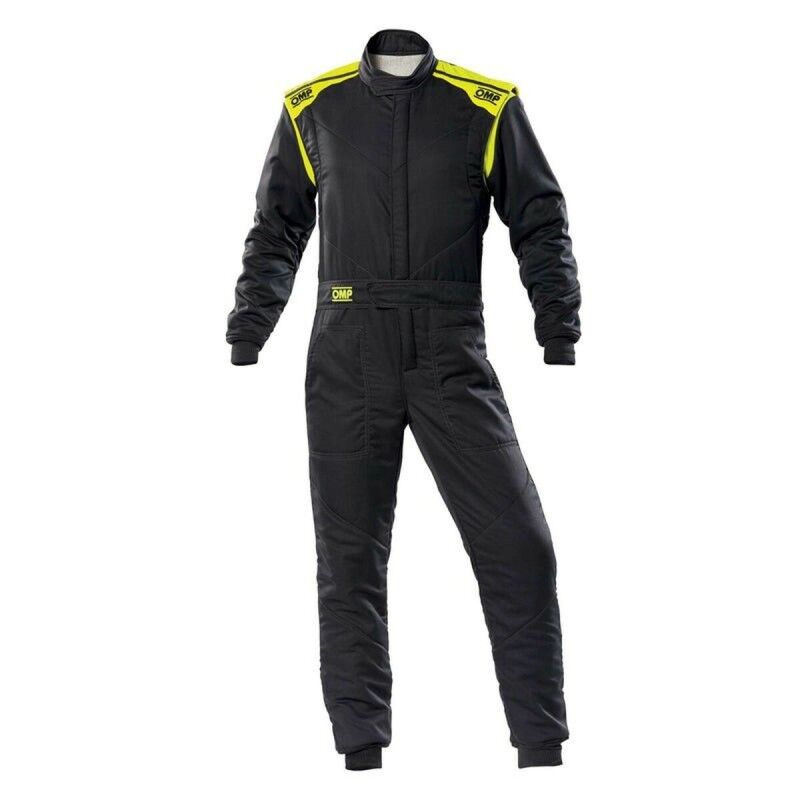 OMP|Fato de Corrida OMP FIRST-S Preto/Amarelo 44 OMP|Fato de Corrida OMP FIRST-S Preto/Amarelo 44