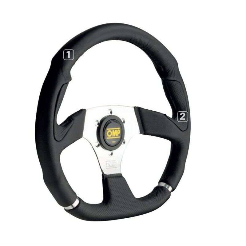 OMP|Volante de Corrida OMP OD/2018/LN Ø 35 cm Preto Cromo OMP|Volante de Corrida OMP OD/2018/LN Ø 35 cm Preto Cromo