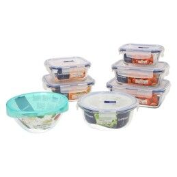 Luminarc|Conjunto de Lancheiras Luminarc Pure Box Active (7 pcs) Cristal (7 pcs)