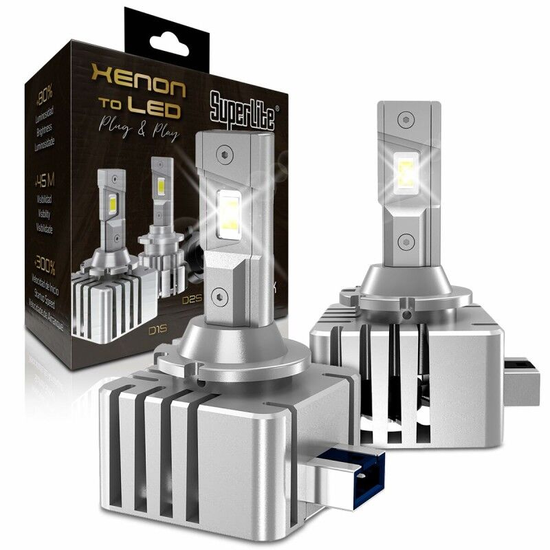 Superlite|Kit de conversão xénon LED Superlite Gold D1S 9000 K 45 W Superlite|Kit de conversão xénon LED Superlite Gold D1S 9000 K 45 W