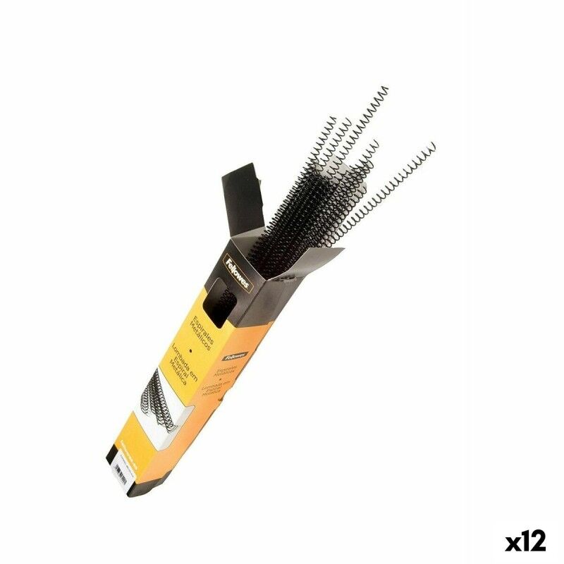 Fellowes|Espirais Fellowes 100 Peças Encadernação Preto Metal (Ø 10 mm) (12 Unidades) Fellowes|Espirais Fellowes 100 Peças Encadernação Preto Metal (Ø 10 mm) (12 Unidades)
