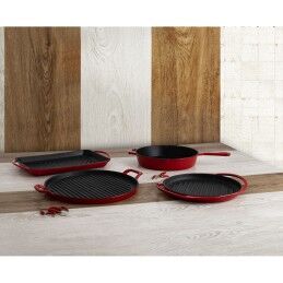 Bidasoa|Frigideira antiaderente Bidasoa Fierro Ferro Fundido Vermelho (26 cm)