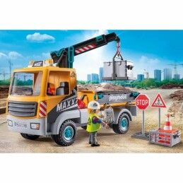 Playmobil|Camião com Grua Playmobil 71750 Azul