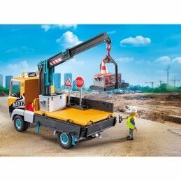 Playmobil|Camião com Grua Playmobil 71750 Azul