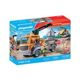 Playmobil|Camião com Grua Playmobil 71750 Azul