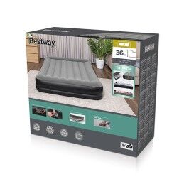Bestway|Bestway Cama Dupla com Motor 203x152x36 cm Inflável e Camping 67725